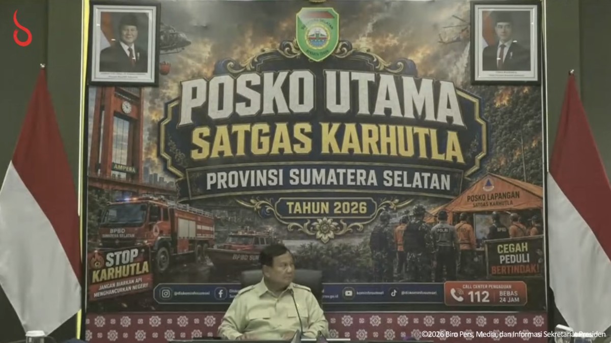 Kapolda Sumsel Lapor ke Prabowo, Sudah Tahan 17 Tersangka Karhutla
