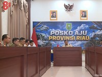 Presiden Prabowo Tiba di Pekanbaru, Turun Langsung Tangani Karhutla, 24 Agustus 2026. (Tangkapan layar youtube Setpres RI)