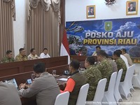 Presiden Prabowo Tiba di Pekanbaru, Turun Langsung Tangani Karhutla, 24 Agustus 2026. (Tangkapan layar youtube Setpres RI)