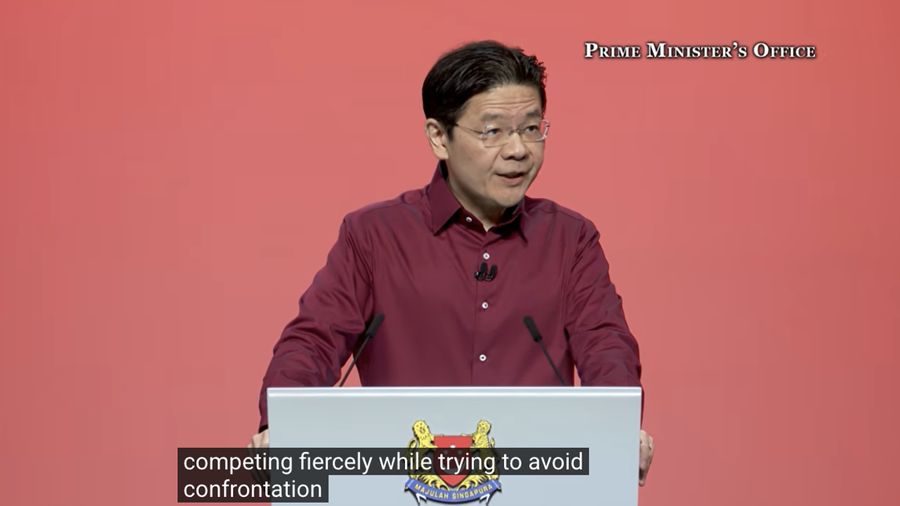 Profil PM baru Singapura Lawrence Wong. (Tangakapan layar National Day Rally 2026)