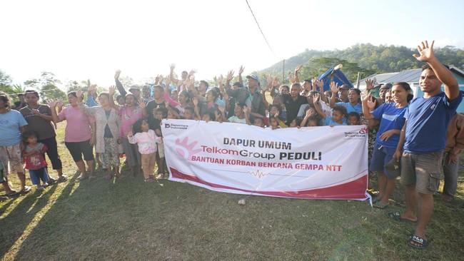 TelkomGroup Salurkan Bantuan Senilai Rp1,3 M ke Korban Gempa NTT