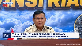 Tinjau Karhutla di Pekanbaru, Prabowo Gelar Rapat Penanganan Karhutla