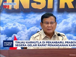 Tinjau Karhutla di Pekanbaru, Prabowo Gelar Rapat Penanganan Karhutla