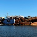 FILE PHOTO: A view shows boats that were used by migrants and seized by Tunisian coastguards, in Sfax, Tunisia April 26, 2023. REUTERS/Jihed Abidellaoui/File Photo