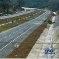 Jalan Tol Ibu Kota Nusantar (IKN), menghubungkan Kota Balikpapan dengan Kawasan Inti Pusat Pemerintahan (KIPP) Nusantara di Kalimantan Timur, Jumat (14/8/2026). (CNBC Indonesia/Tias Budiarto)