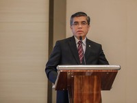 Menteri Ketenagakerjaan Yassierli dalam 29th ASEAN Labour Ministers Meeting (ALMM) di Bangkok, Thailand, 2627 Agustus 2026. (Dok: Kemnaker)