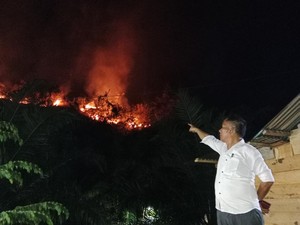 Karhutla Terjadi di Paluta, 5 Hektare Ludes Terbakar