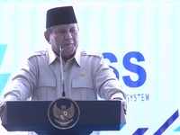Presiden RI Prabowo Luncurkan Program PLTS 100 GWp, Kab. Jembrana, 25 Agustus 2026. (Tangkapan Layar Youtube Sekretariat Presiden)