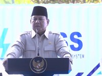 Presiden RI Prabowo Luncurkan Program PLTS 100 GWp, Kab. Jembrana, 25 Agustus 2026. (Tangkapan Layar Youtube Sekretariat Presiden)