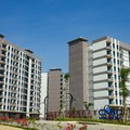 Rumah Susun (Rusun) Aparatur Sipil Negara (ASN) di dalam Kawasan Inti Pusat Pemerintahan (KIPP) Ibu Kota Nusantara (IKN), Penajam Paser Utara, Kalimantan Timur, Jumat (14/8/2026). (CNBC Indonesia/Tias Budiarto)