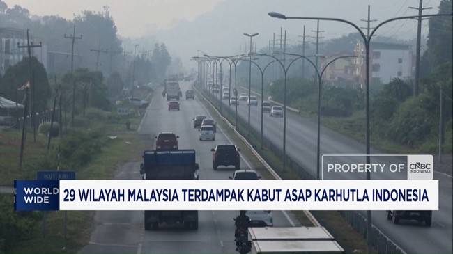 Video: 29 Wilayah Malaysia Terdampak Kabut Asap Karhutla Indonesia