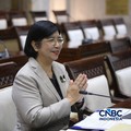 Calon Gubernur Bank Indonesia (BI), Destry Damayanti saat menjalani Uji Kelayakan atau Fit and Proper Test di Gedung DPR/MPR RI, Jakarta, Rabu (26/8/2026). (CNBC Indonesia/Faisal Rahman)