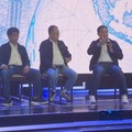 Dewan Direksi PT Infra Fiber Teknologi (Raia Grid) di Jakarta, Rabu (26/8/2026). (CNBC Indonesia/Demis Rizky)