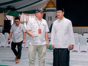 Gus Ipul Cek Finalisasi Arena dan Simulasi Registrasi Peserta Muktamar NU
