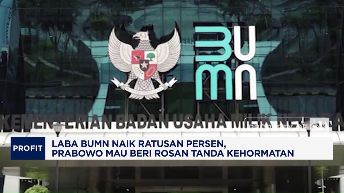 Laba BUMN Naik Ratusan Persen, Prabowo Beri Rosan Tanda Kehormatan