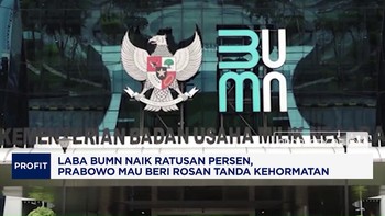Laba BUMN Naik Ratusan Persen, Prabowo Mau Beri Rosan Tanda Kehormatan