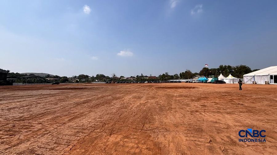 Lahan proyek Pengolahan Sampah menjadi Energi Listrik (PSEL) di Kota Bekasi. Proyek dengan nilai investasi Rp3 Triliun ini bisa mengolah 500.000 ton sampah per tahun, Rabu (26/6/2026). (CNBC Indonesia/Firda Dwi Muliawati)