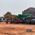 Lahan proyek Pengolahan Sampah menjadi Energi Listrik (PSEL) di Kota Bekasi. Proyek dengan nilai investasi Rp3 Triliun ini bisa mengolah 500.000 ton sampah per tahun, Rabu (26/6/2026). (CNBC Indonesia/Firda Dwi Muliawati)