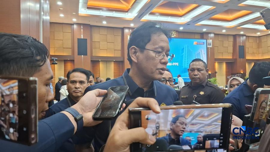 Menteri Keuangan (Menkeu) Purbaya Yudhi Sadewa kembali memimpin sidang Debottlenecking pada Rabu (26/8/2026). (CNBC Indonesia/Chandra Dwi Pranata)