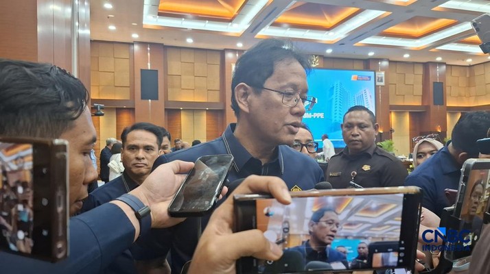 Menteri Keuangan (Menkeu) Purbaya Yudhi Sadewa kembali memimpin sidang Debottlenecking pada Rabu (26/8/2026). (CNBC Indonesia/Chandra Dwi Pranata)