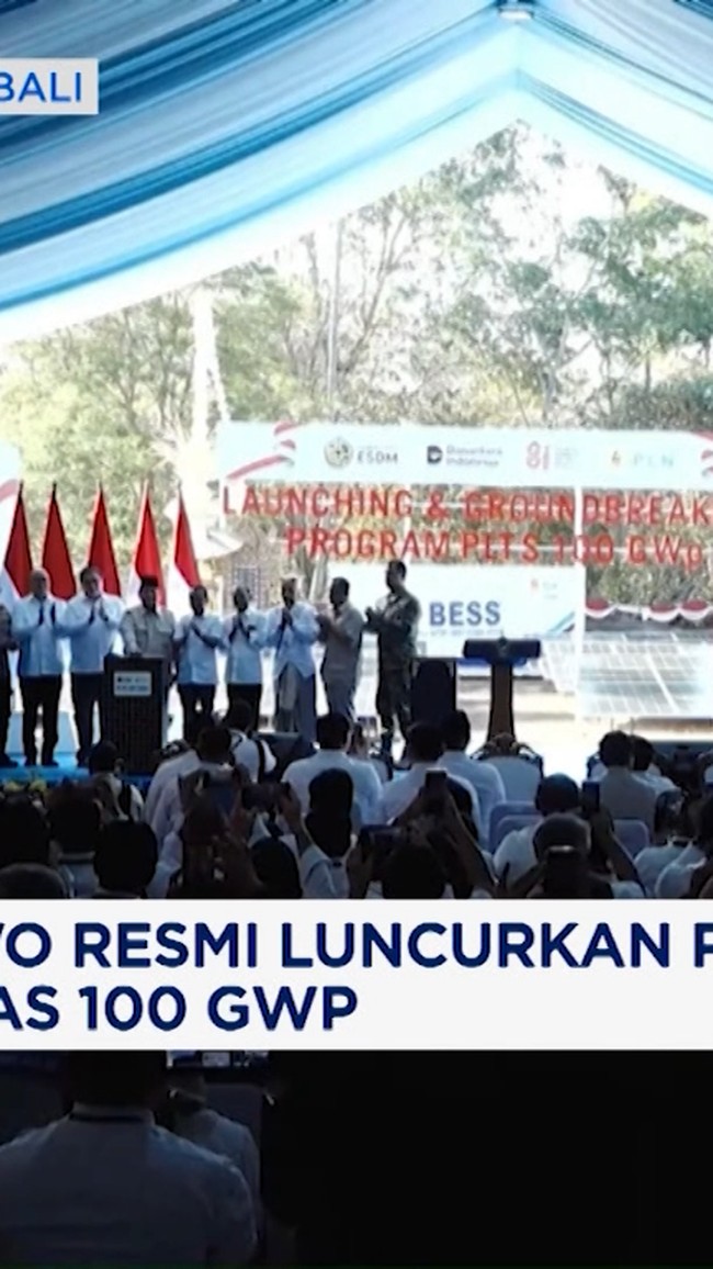 Prabowo Resmi Luncurkan Program PLTS Kapasitas 100 GWP