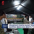 Tiba di NTT, Prabowo Pimpin Rapat Penanganan Dampak Bencana