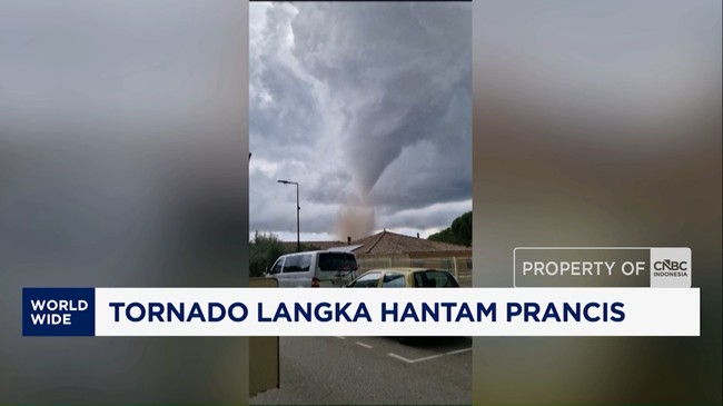 Video: Tornado Langka Hantam Prancis