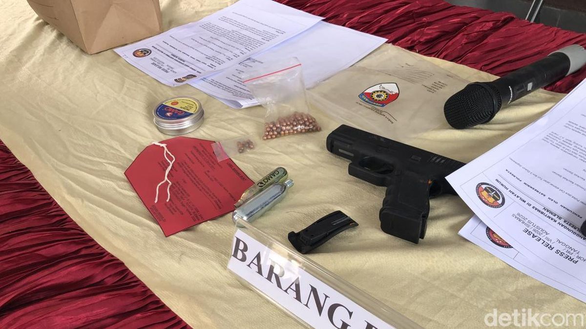Penyerang Remaja di Maguwoharjo Sleman Tembak Korban Pakai Airsoft Gun 6 Kali