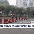 Aksi Demo Jakarta Dikawal 18.504 Personel Polisi