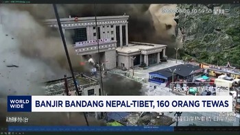 Banjir Bandang Nepal-Tibet, 160 Orang Tewas