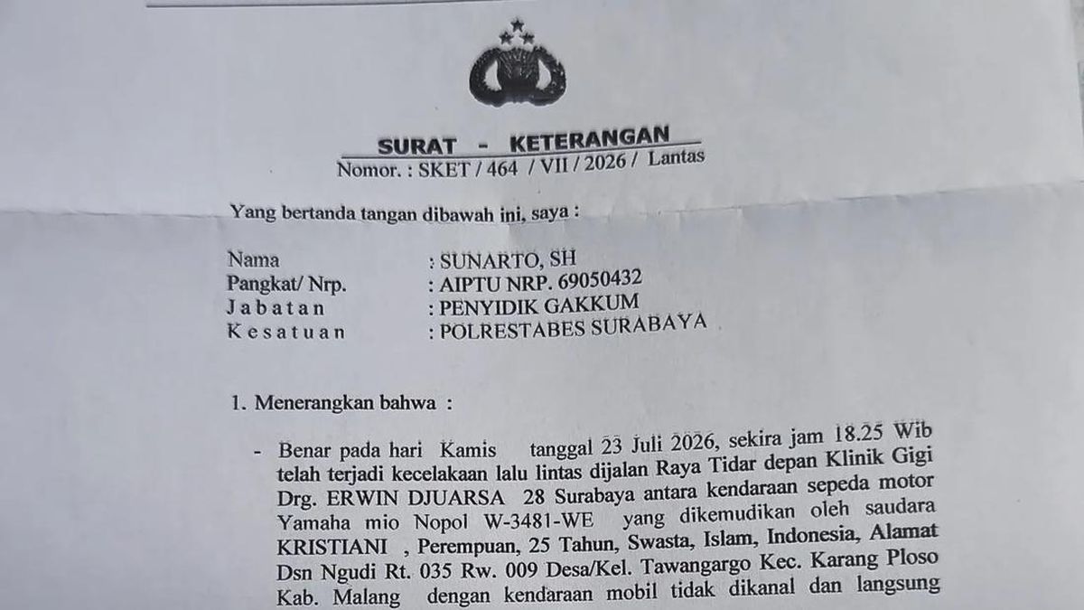Kronologi Warga Surabaya Ditarik Polisi Rp 1 Juta Saat Hendak Ambil Motor