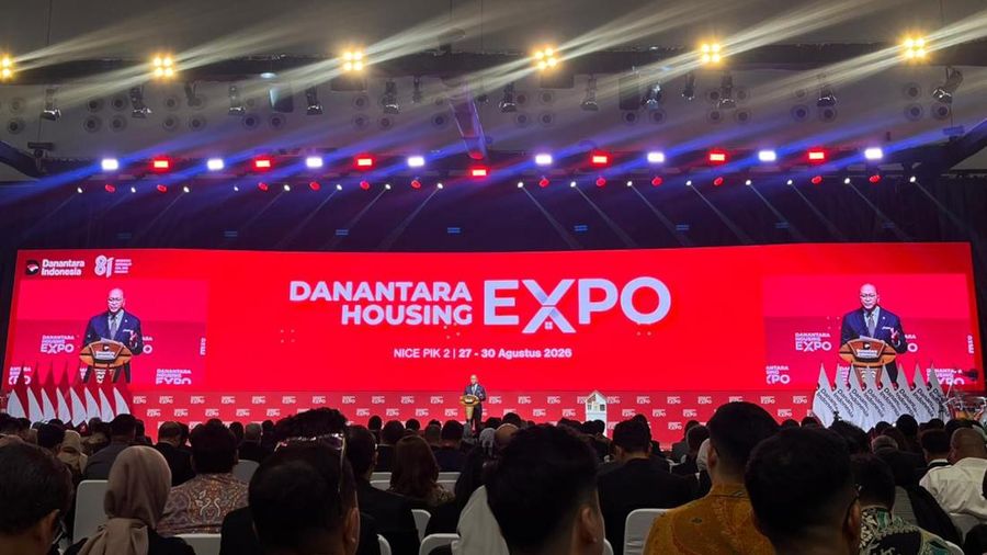 CEO Danantara Rosan P. Roeslani membuka Danantara Housing Expo di NICE PIK 2, Jakarta, Kamis (27/8/2026). (Dok. Istimewa)