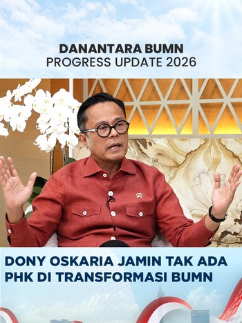 Dony Oskaria Jamin Tak Ada PHK Diproses Transformasi BUMN PT Pos - Telkomsel