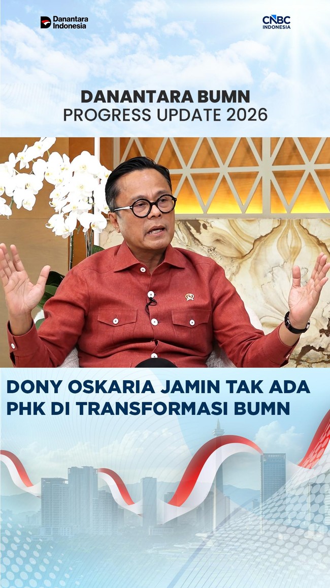 Dony Oskaria Jamin Tak Ada PHK Diproses Transformasi BUMN PT Pos - Telkomsel