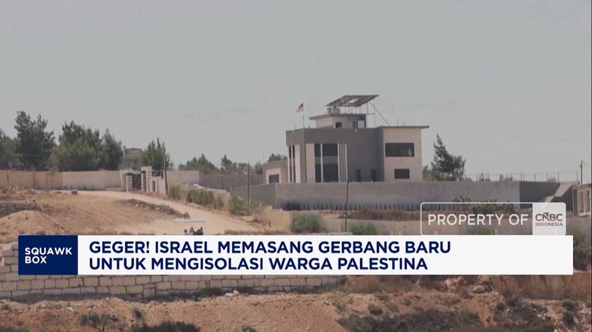 Video: Geger! Israel Pasang Gerbang untuk Mengisolasi Warga Palestina