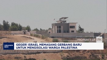Geger! Israel Pasang Gerbang untuk Mengisolasi Warga Palestina