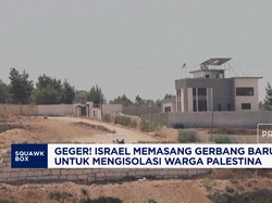 Geger! Israel Pasang Gerbang untuk Mengisolasi Warga Palestina