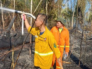 KPH Kubar Bantah Tak Turun Padamkan Karhutla: Kami Punya Keterbatasan