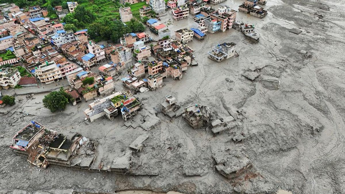 Korban Banjir Bandang Nepal-Tibet Bertambah: 633 Orang Tewas