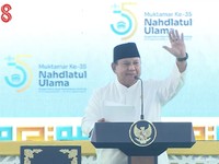 Presiden Prabowo Subianto saat menghadiri sekaligus membuka Mukhtamar ke-35 Nahdlatul Ulama, Jombang, Jawa Timur, Kamis (27/8/2026). (Tangkapan Layar Youtube/Sekretariat Presiden)