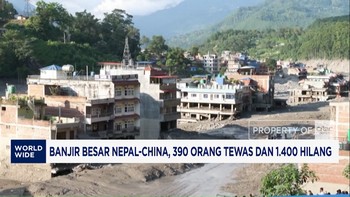 Banjir Besar Nepal-China, 390 Orang Tewas dan 1.400 Hilang