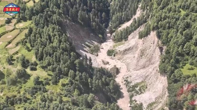 Potret Udara Terkini Banjir Bandang Nepal-Tibet, Petaka Baru Terungkap
