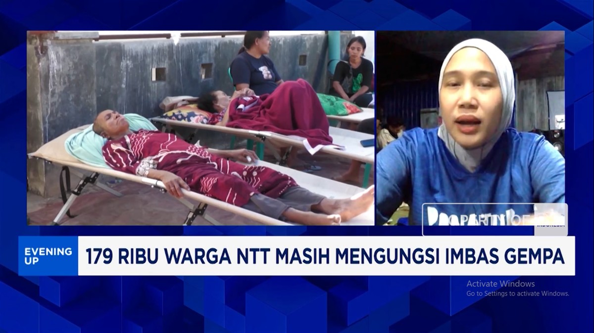 Video:Gempa Susulan Masih Terjadi, Begini Kondisi Ribuan Pengungsi NTT