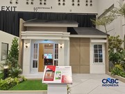 Perumahan Pondok Banten Indah dipamerkan dalam Danantara Housing Expo, Tangerang, Jumat (28/8/2026). (CNBC Indonesia/Martyasari Rizky)