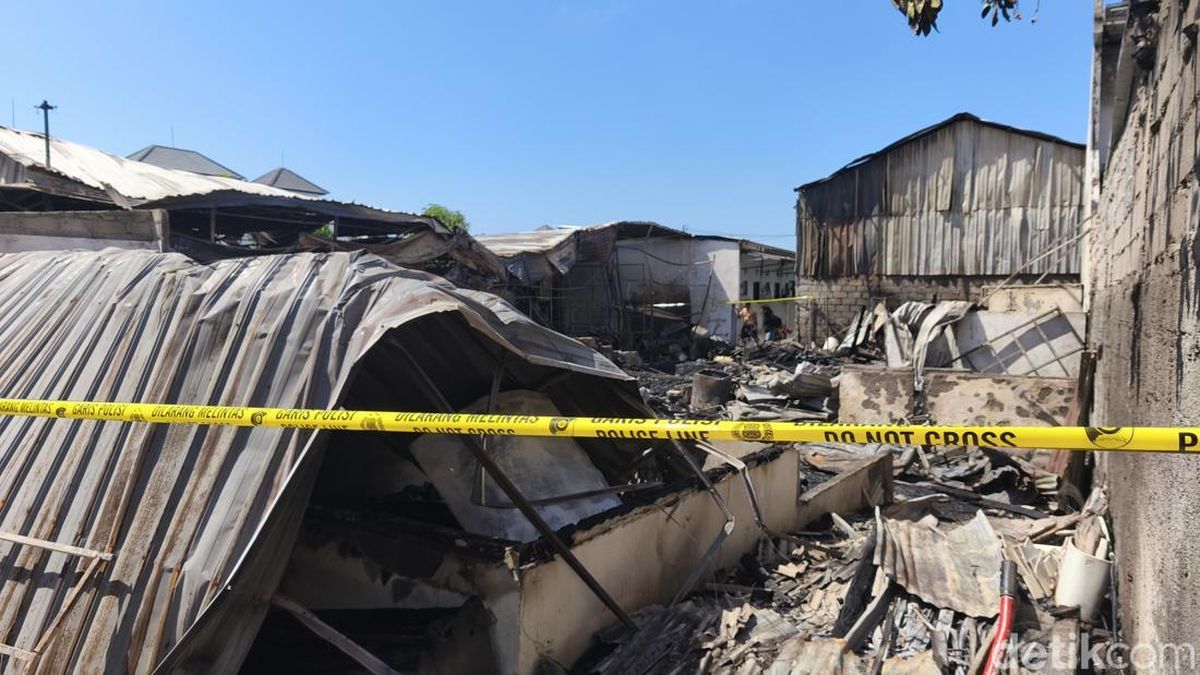 Kebakaran Kos dan Bengkel Las di Panjer Denpasar, 1 Lansia Tewas