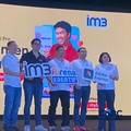 SVP Head of Hyper-Personalization Indosat Ooredoo Hutchison, Reno Rizki Yudha dalam acara Peluncuran IM3 Friends Creator Community. (CNBC Indonesia/Novina Putri Bestari)