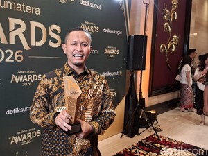 Diganjar detikSumatera Award, Walkot Agung Bicara Dampak dan Kondisi Relita
