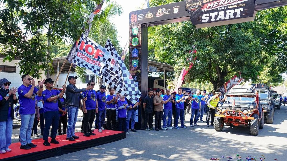 Gubernur Sulsel Harap Bhayangkara Offroad Merdeka Jadi Ajang Promosi Wisata