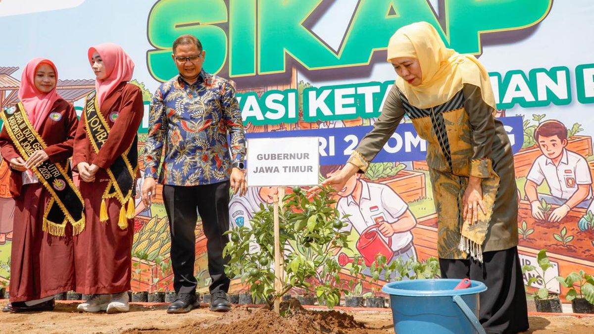 Khofifah Dorong Sekolah di Jatim Kembangkan Inovasi Ketahanan Pangan