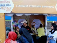Potret LPS Hadir di Bazar UMKM, Sambut Lampung Financial Festival